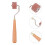 1Stk Robuster Gummi-Druckroller Holzgriff Braun Printmaking Tool 3