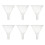 6Stk Plastiktrichter Transparent Für Labor Und 9