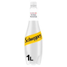 Schweppes Slimline Tonic Water 1L (Pack of 12)