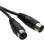 kenable MIDI 5 Pin DIN Plug to 5 Pin DIN Plug Cable 5m Black 1