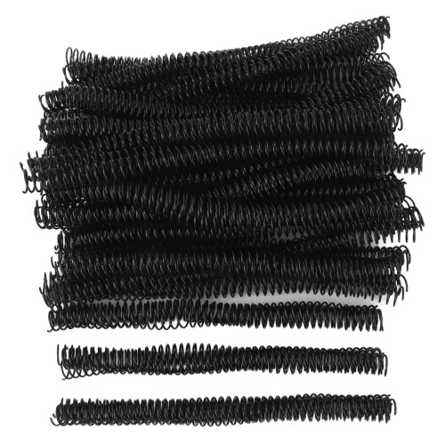 100PCS Spiral Coils 16mm 140 Sheets 4:1 Black A4 1