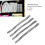 100PCS Spiral Coils 16mm 140 Sheets 4:1 Black A4 4