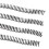 100PCS Spiral Coils 16mm 140 Sheets 4:1 Black A4 9
