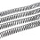 100PCS Spiral Coils 16mm 140 Sheets 4:1 Black A4 7