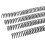 100PCS Spiral Coils 16mm 140 Sheets 4:1 Black A4 5