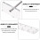 1St Sieraden Organizer Transparant Stevig Oorbelhouder 10
