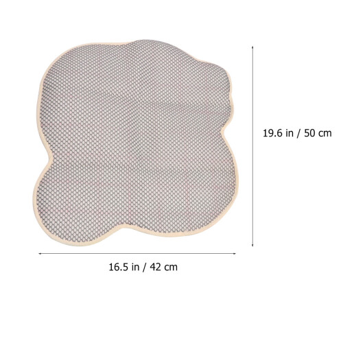 1 Set Handgefertigter Blauer Teppich, Handbestickt 1