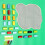 1 Set Handgefertigter Blauer Teppich, Handbestickt 3