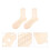 1 Paar DIY Holz Sockenformer Spanner Display Handstrick Sockenmodell 7