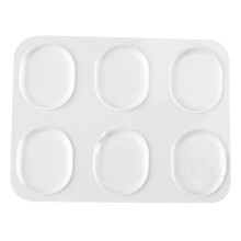 6Pcs Silicone Drum Dampener Soft Oval Gel Pads for Tone Control
