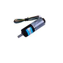 6V DC Gear Motor with Encoder, Low Noise 240RPM Planetary Reducer, 6mm Shaft for Robotics