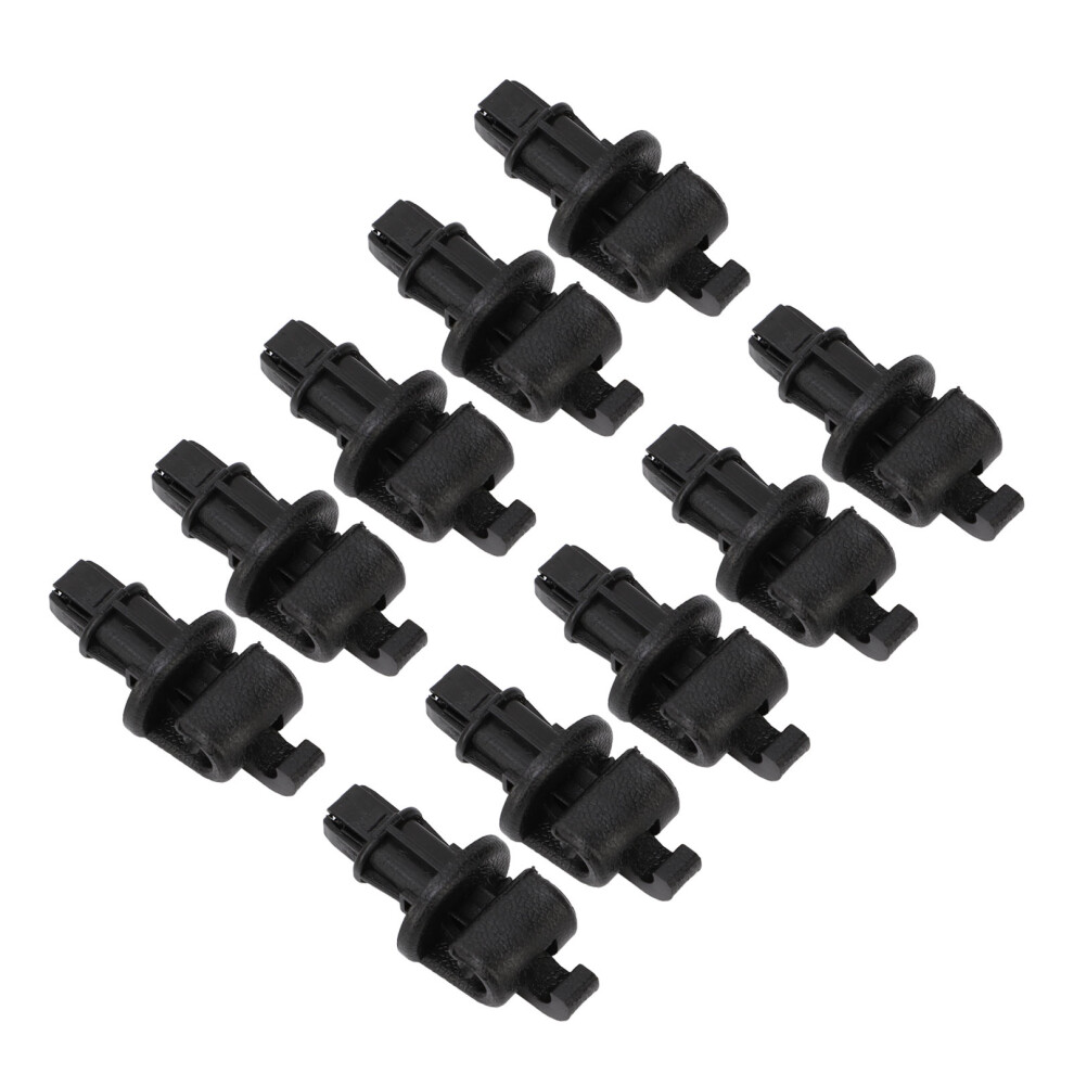 Sliding Door Sunshade Hook Clips 10 Pack For Honda Odyssey Black 6951388879099