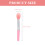 2 sets lipmaskerborstels met applicators en sticks 7