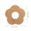 Raindrops  2 Pcs Coasters Solid Wood Heat Insulation Mat Delicate 2