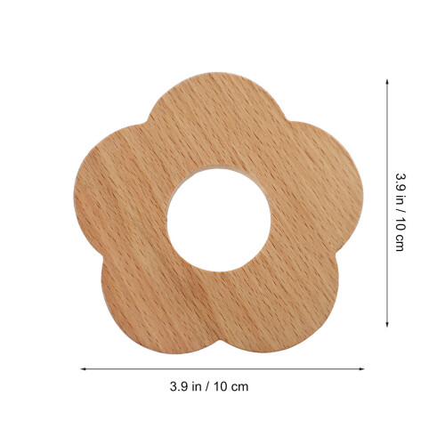 Raindrops  2 Pcs Coasters Solid Wood Heat Insulation Mat Delicate 1