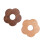 Raindrops  2 Pcs Coasters Solid Wood Heat Insulation Mat Delicate 6
