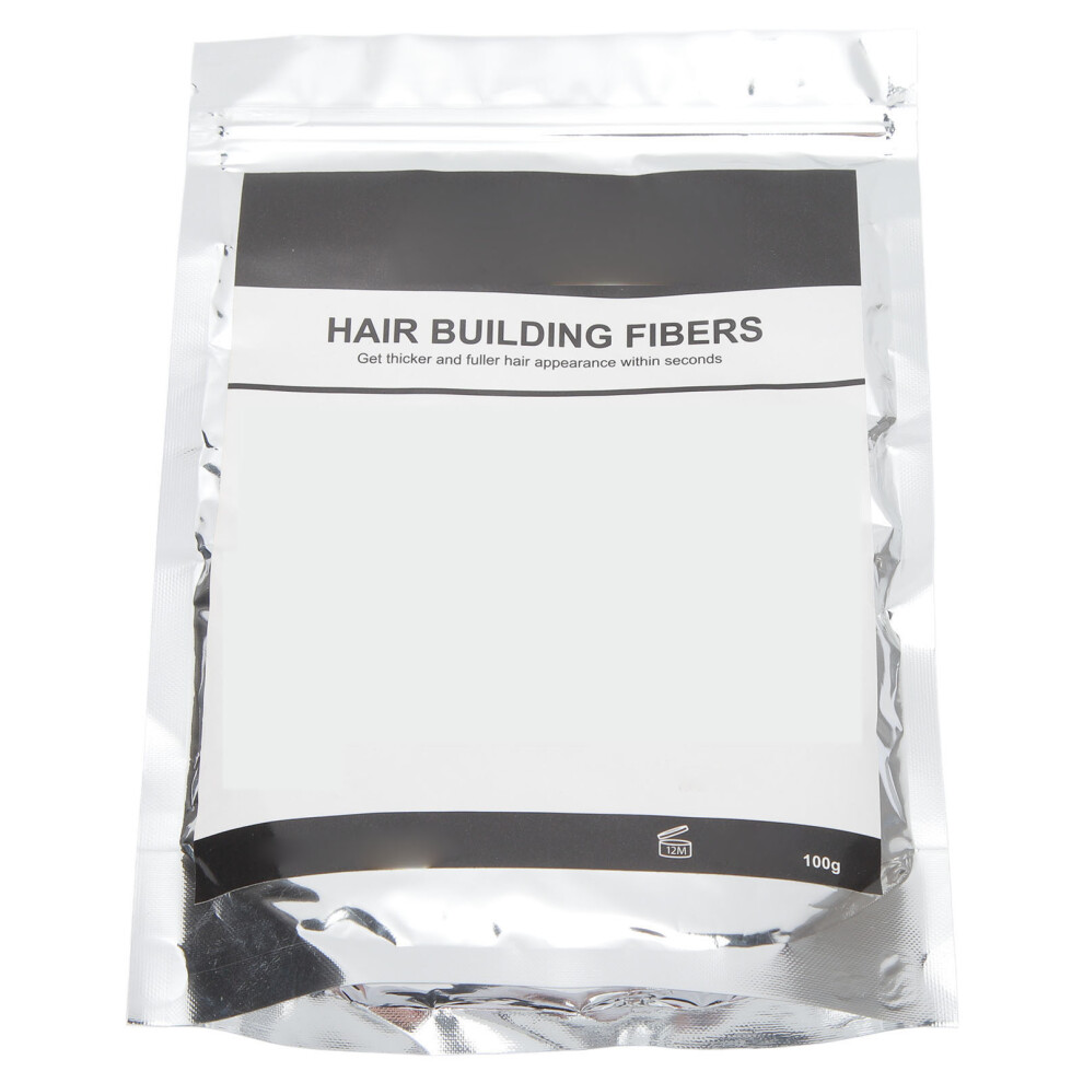 Black Hair Fiber Refill 100G Powder For Thicker Hair, Rebuild