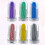 6 sets silicone reusable folding straws with cleaning brush and case 4