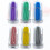 6 sets silicone reusable folding straws with cleaning brush and case 7