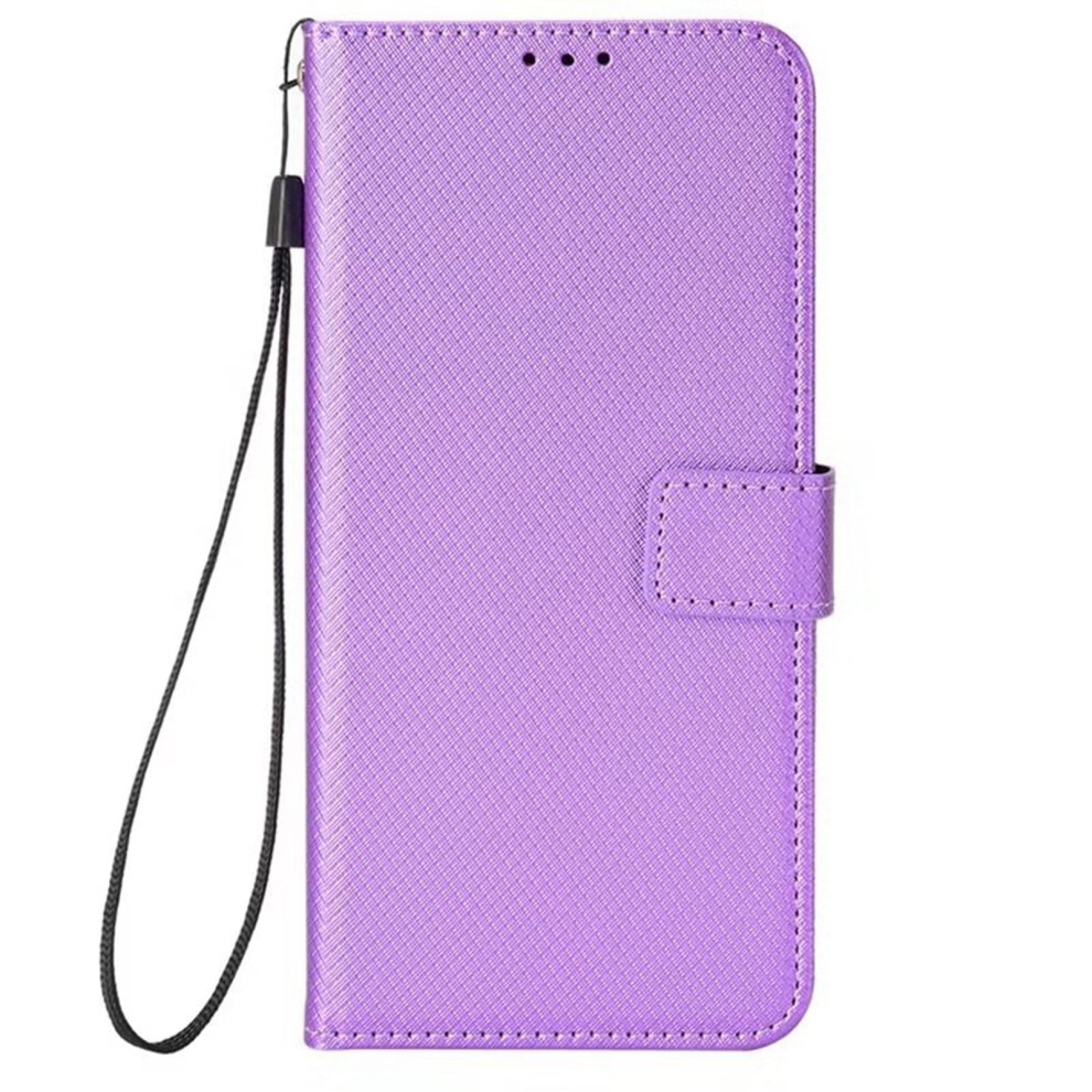 Pu Leather Wallet Flip Cover Case With Card Slots And Full Access For Ulefone Note 13P Purple 9073542483397
