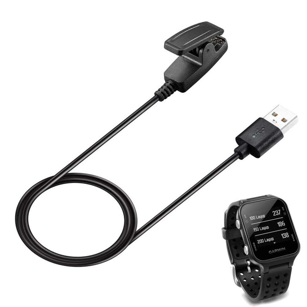 Charger Cable With Secure Clip, Fast Charging For Garmin Watch Approach S20 G10 Vivomove Hr Lily 9169991407173