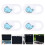 4 Stks Laptop Camera Cover Slide, Motief Van Walvis 7