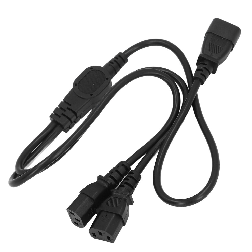 Power Extension Cord Iec320 C14 Male To 2 C13 Female 1M Pdu Splitter 8221388883180