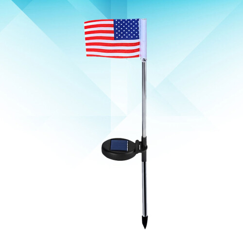 1 Stück Us Flag Solar Led Gartenleuchte 2