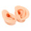 orelhas em silicone p/ brincos - 2 unid, cores sortidas 6