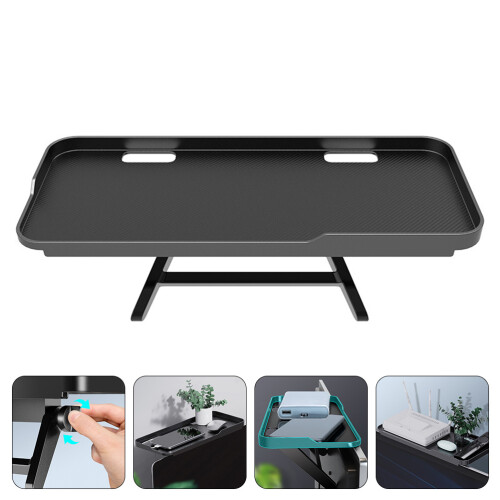 Punch Free Porte-Routeur Support Téléviseur Décodeur Fixation Murale 2