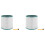 2X Replacement Air Purifier Filter Compatible with  TP00/TP03/TP02/AM11 Tower Purifier Pure Cool Link 2