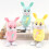 3Pcs Wind-Up Plastic Rabbit Clockwork Toy for Kids Party Play 11