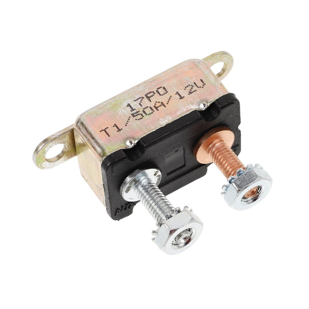 12V 50A Automatic Reset Circuit Breaker, 30A Overcurrent Protection For Cars, Trucks, Rvs, Boats, 24V Compatible 6032031592753