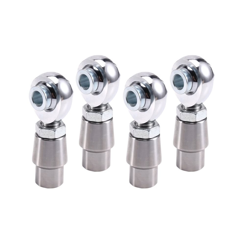 4Pcs 5/8''-18 Heim Joint Rod End Kit W/ Spacers,Tube Adapters & Jam Nuts Left Right Thread Heim Joint Car Accsesories 4713561219557