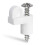 48 Pack 3/8 in Window Screen Holder Clips,Offset Window Screen Clips,White Screen Retainer Clips for Fastens Window 1