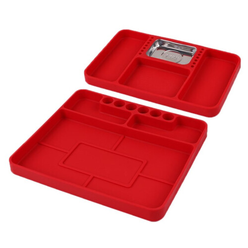 Premium Silicone Tool Tray Set with Magnetic Organizer Mat for Efficient Tool Management 1