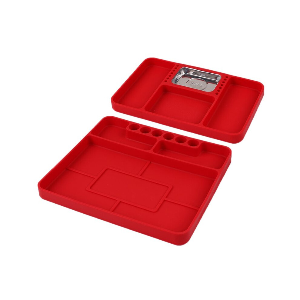 Premium Silicone Tool Tray Set With Magnetic Organizer Mat For Efficient Tool Management 6032603733218