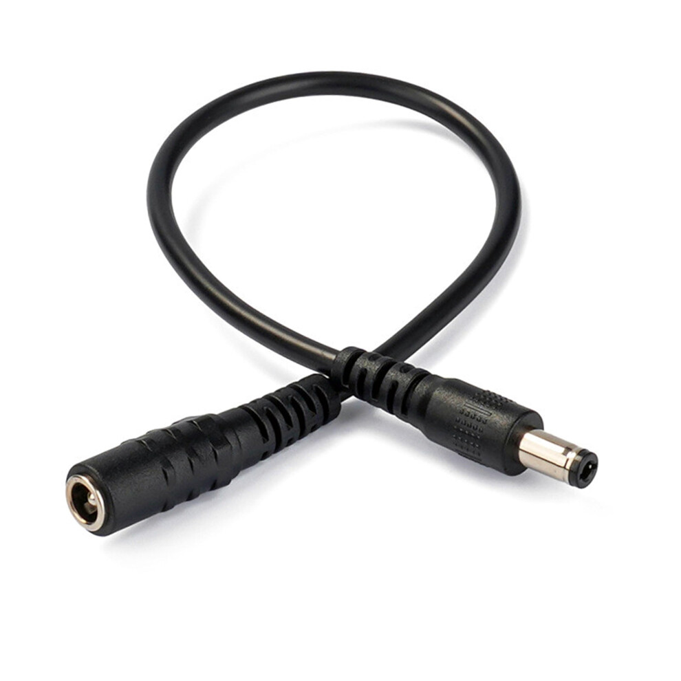 Dc Power Extension Cable 5.5Mm X 2.1Mm To 5.5Mm X 2.5Mm 12V 22Awg Adapter For Cctv Router Led 30Cm 2Pcs 9771547340706