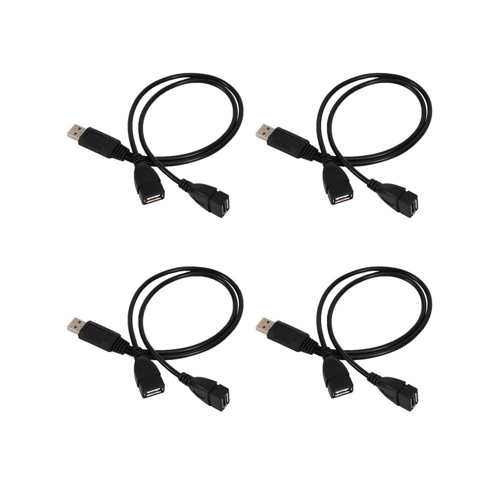 4X Usb 2.0A Male Auf 2 Dual Usb Female Jack Y Splitter Verteiler Adapter Kabel 6032298733081