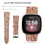 Glitzer Armband Kompatibel Mit Fitbit Versa 2 Lite Se 4