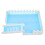 Blue PVC Hamster Cage Platform Toy Climbing Resting Supply 6