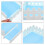 Blue PVC Hamster Cage Platform Toy Climbing Resting Supply 7