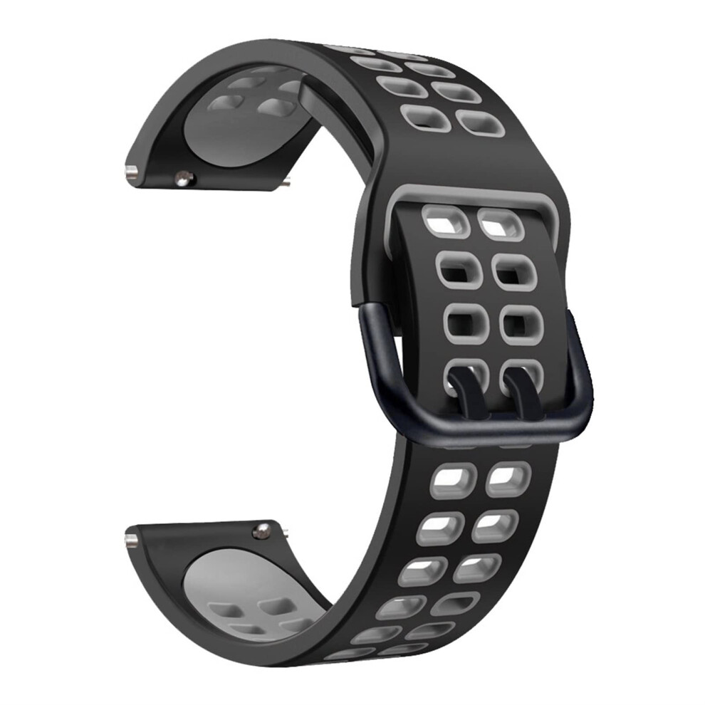 22Mm Silicone Replacement Strap Breathable Sports Wristband For Suunto 9 Peak And Coros Vertix 9330225728184