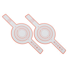 2pcs Silicone Bread Sling Baking Mat Heat Resistant Reusable for Cooking Red