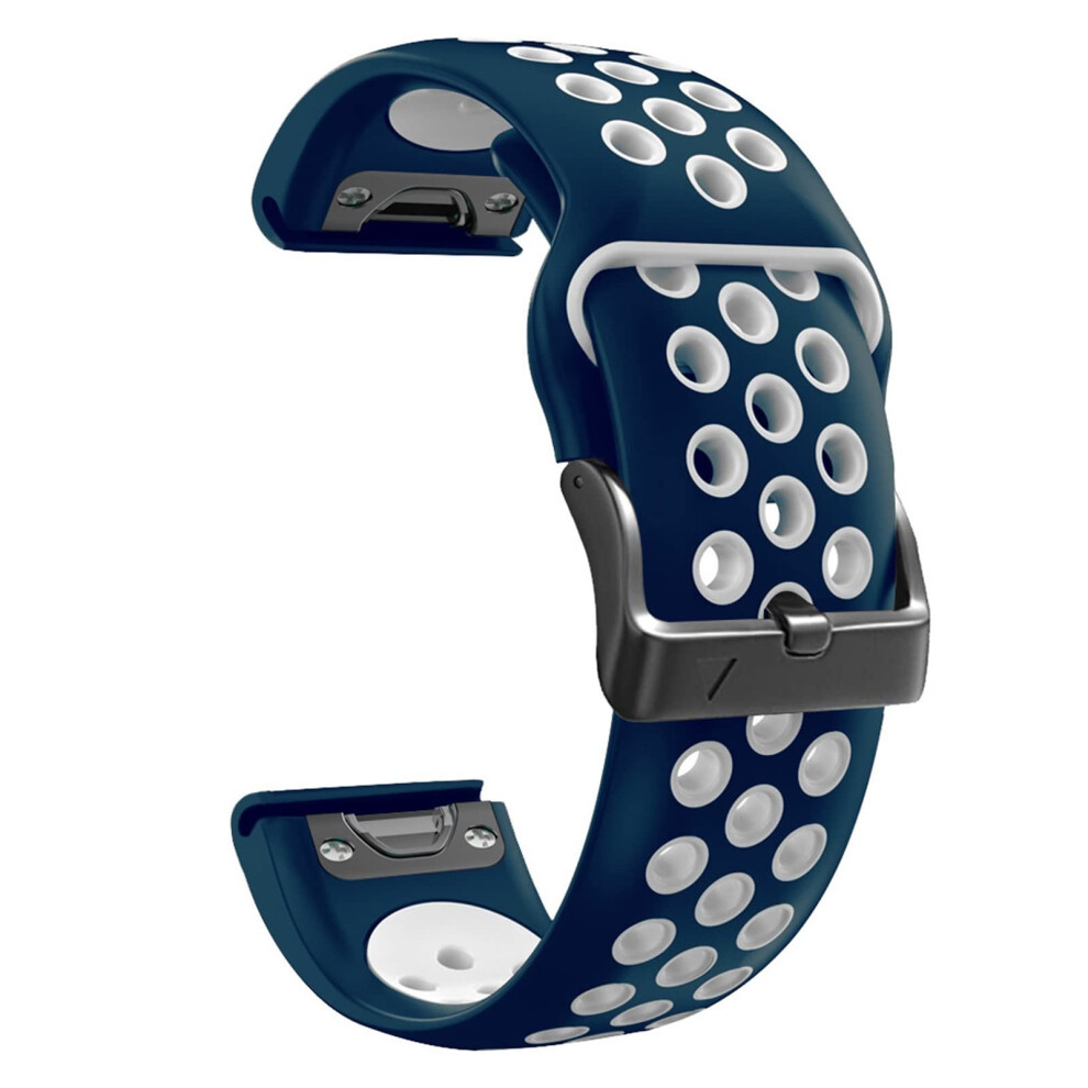 Watch Band 26Mm 22Mm Quick Release Silicone Replacement Strap For Garmin Fenix 6 5X 3 Hr Enduro Adjustable Durable Fit 9330225494317