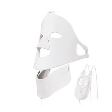 Silikon-LED-Gesichtsmaske, 7 Farben, Photon Beauty Gesichtsmaske, Hautaufhellung, Hautverjüngung, Mascara Faciales, EU-Stecker