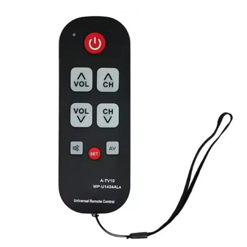 A-TV10 TV Remote Universal Controller Waterproof Remote Control with LED Light for All TV Models, Replacement Remote