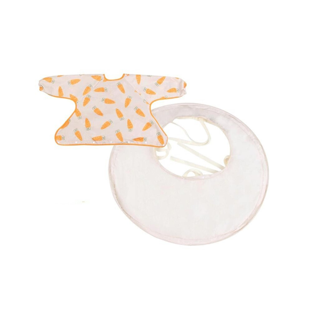 Saudism Infant Feeding Table Cover For Chair Toddler Bib Mess Proof Long Sleeve Smock Attaches To Feeding Eating Table Mat A