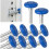 10 Pack 4" Stem 2" Nylon Garage Door Roller with Protective Sealed-Cap(Dustproof), Commercial High Load Capacity 1