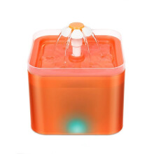 Fontaine à Eau Automatique 2 L pour Animaux de Compagnie avec Pompe Silencieuse, Lumière LED et 3 Modes pour Chats et Chiens Prise Européenne B